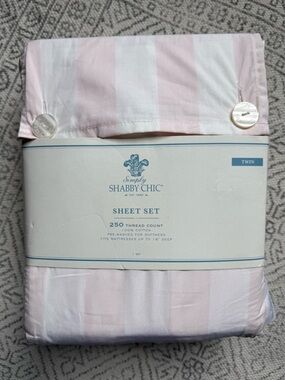 NWT - Simply Shabby Chic cotton sheets - Twin